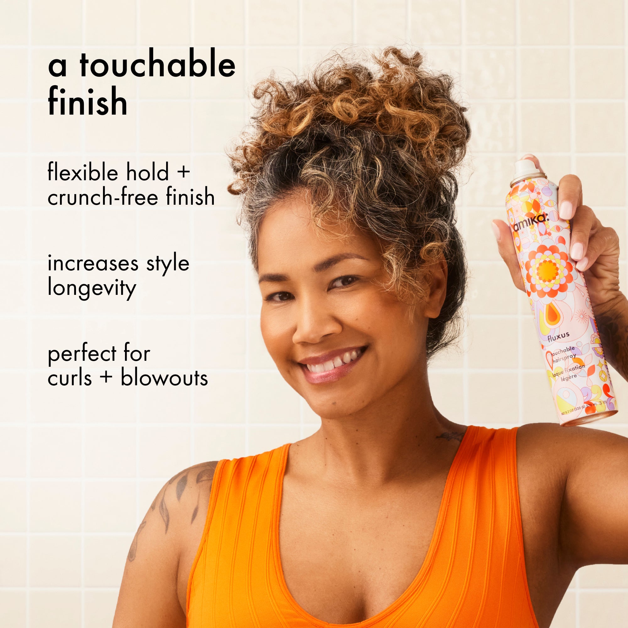 fluxus touchable. flexible hold hairspray - Image 2