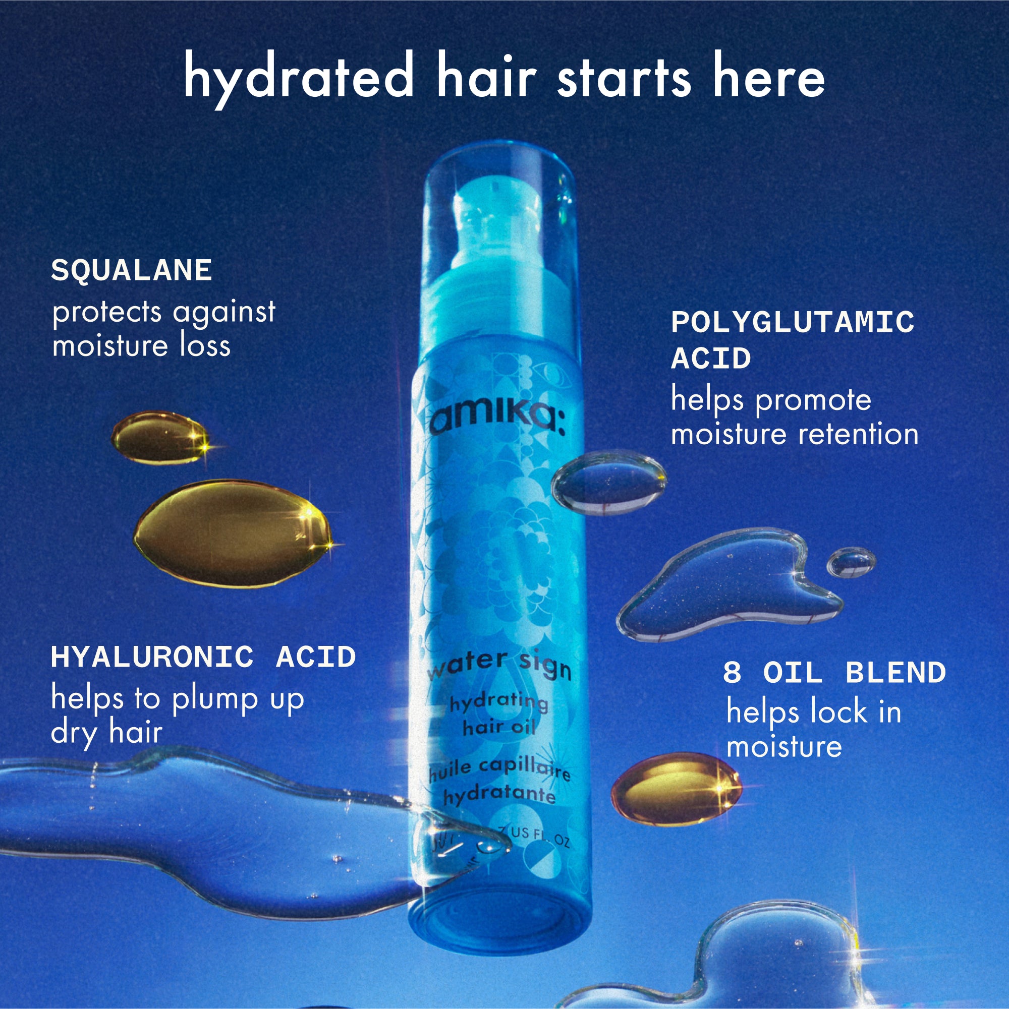 water sign hydrating hair oil for dry hair - Image 4