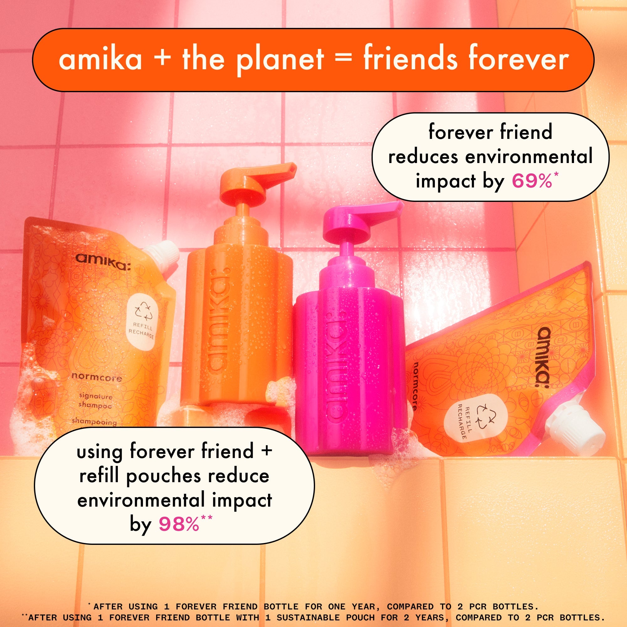 the kure strength repair conditioner forever friend bottle + pouch duo - Image 4
