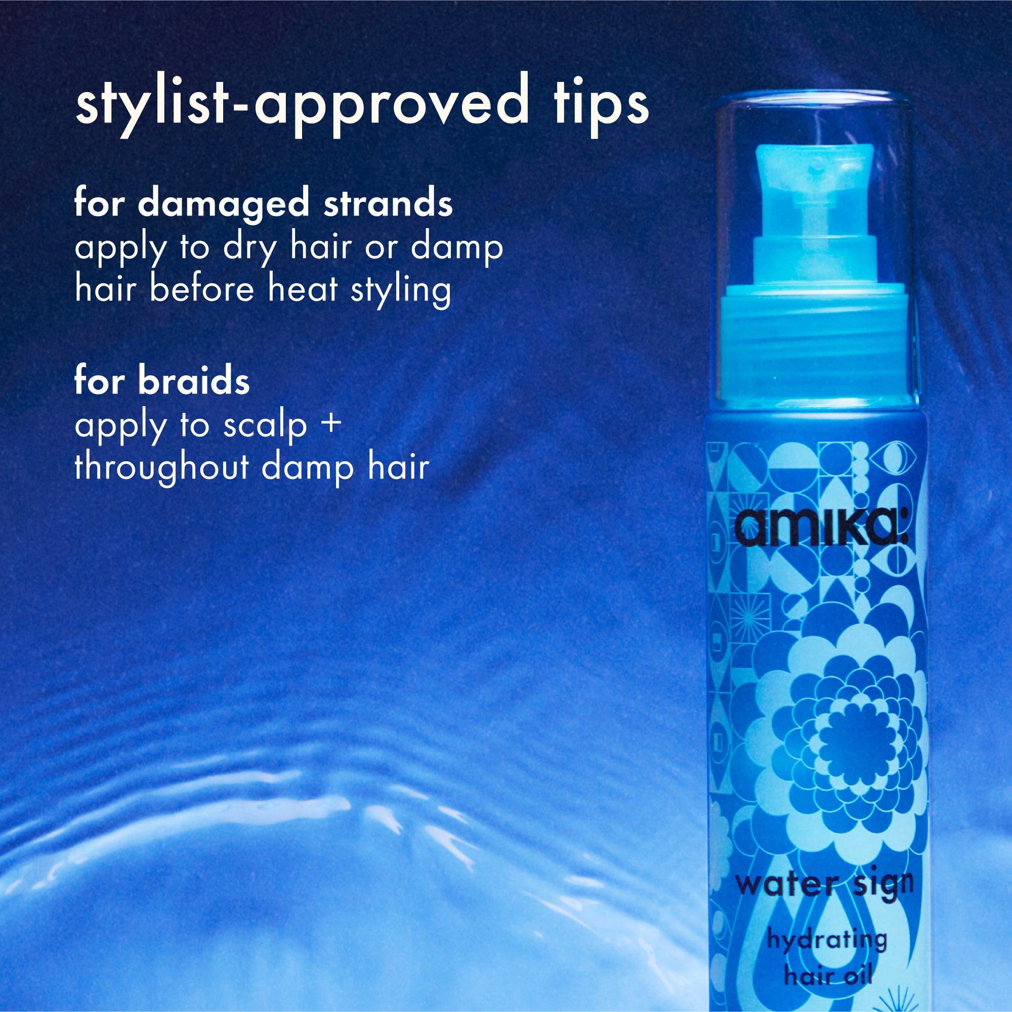 water sign hydrating hair oil for dry hair - Image 10